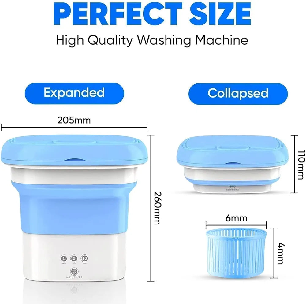 ChaiMoksha Portable Washing Machine — Clean Clothes Anywhere, Anytime 🧺