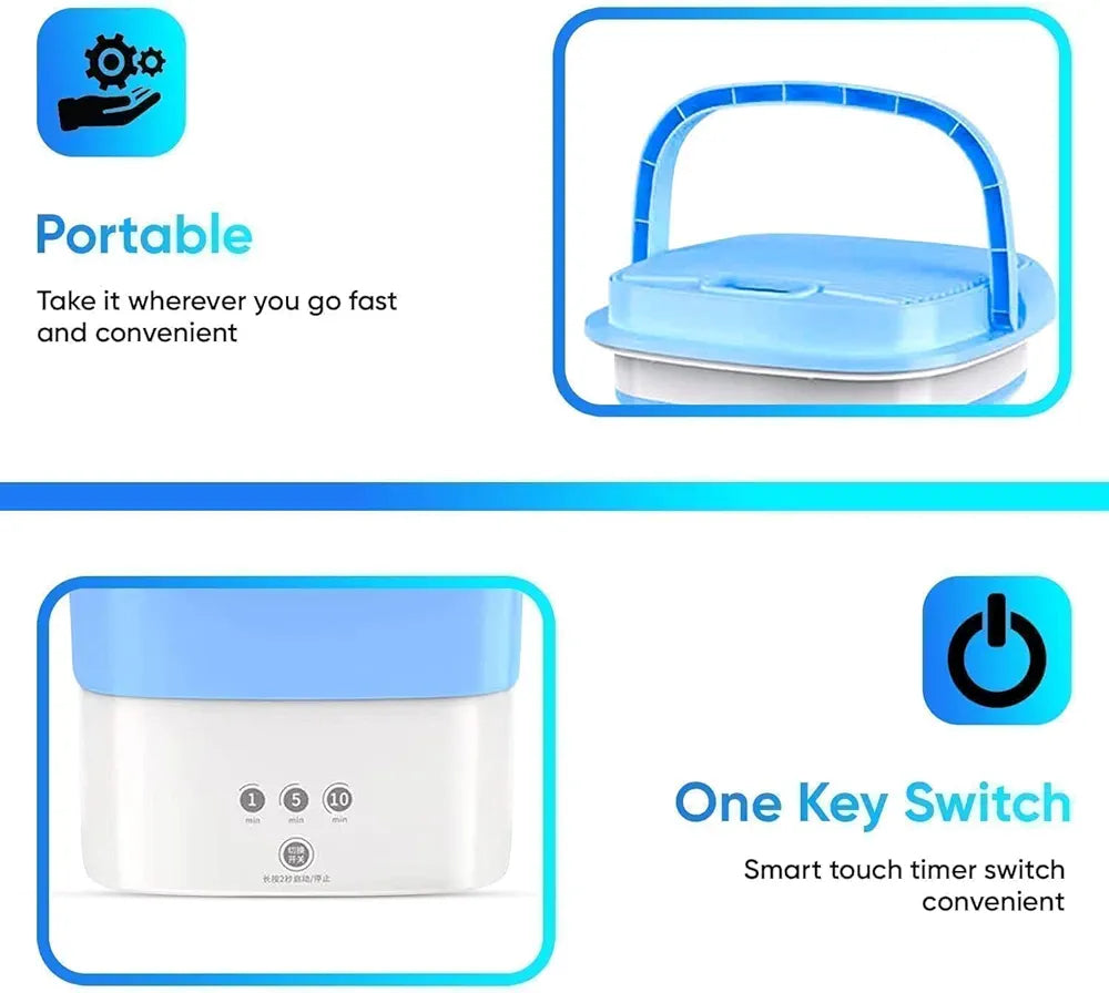 ChaiMoksha Portable Washing Machine — Clean Clothes Anywhere, Anytime 🧺