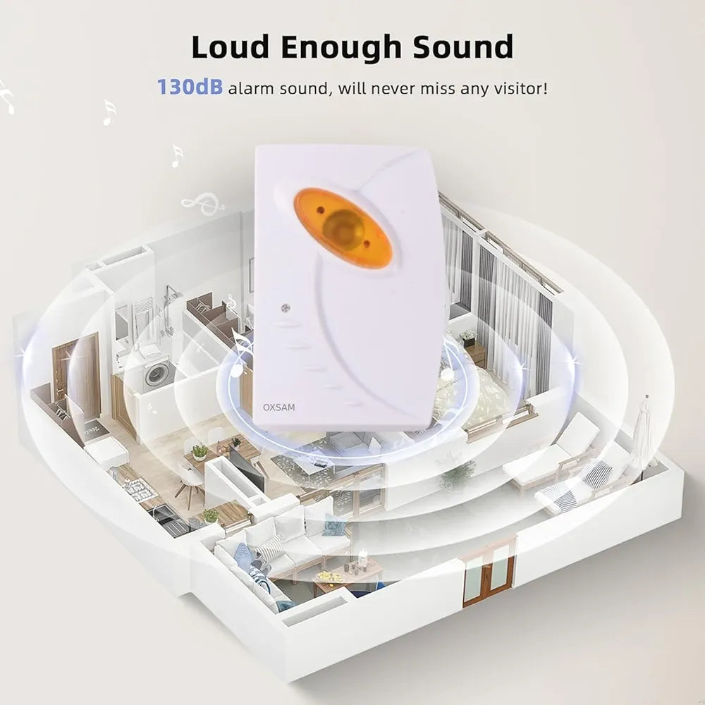 ChaiMoksha Wireless Doorbell — 100ft Range, 32 Melodies & LED Flash