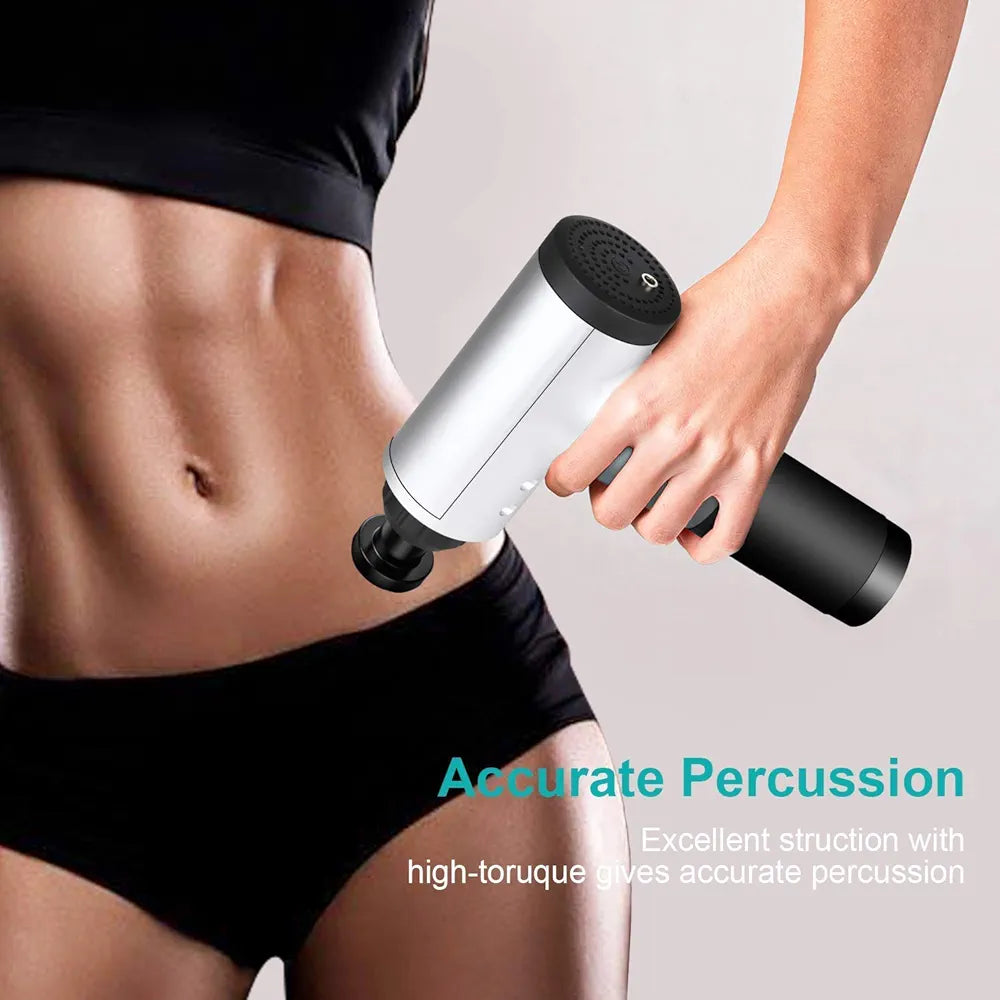 ChaiMoksha Electric Massage Gun — Deep Tissue Percussion Massager for Pain Relief & Recovery