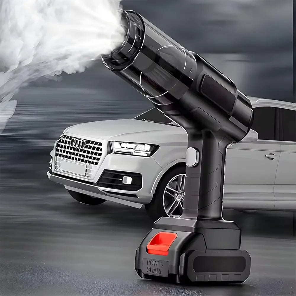 ChaiMoksha 3-in-1 Wireless Car Vacuum Cleaner — 18000PA, 120W Brushless Motor, 50-60 Min Runtime