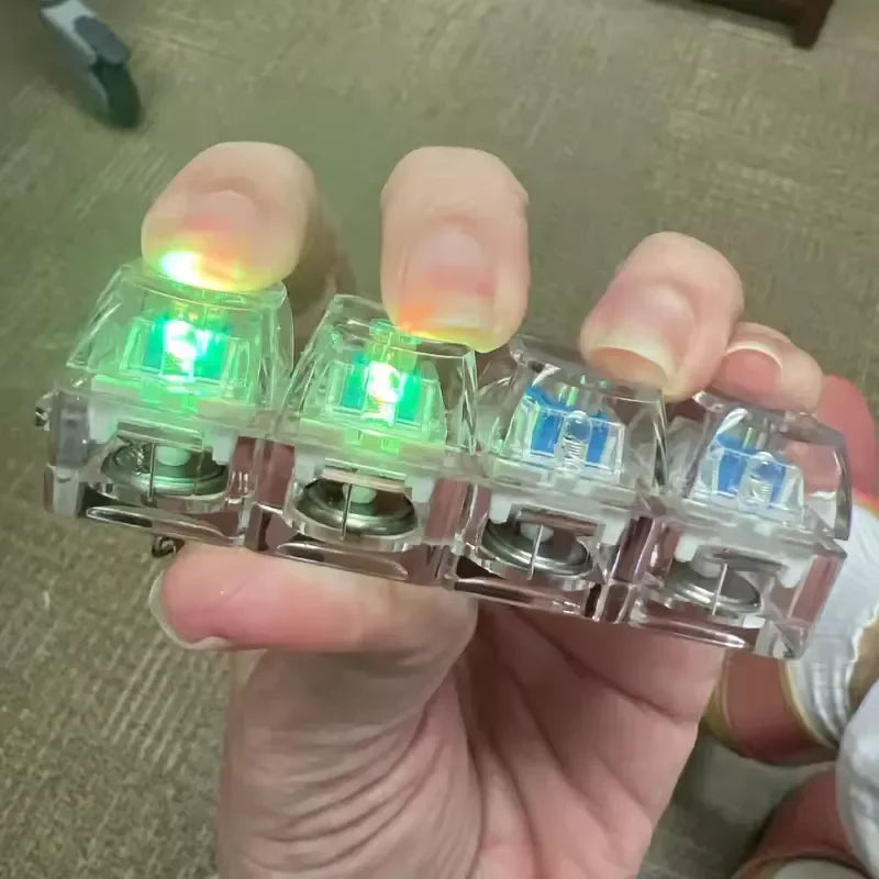 ChaiMoksha LED Keyboard Keychain — Mechanical Switch Tester & Satisfying Fidget Toy