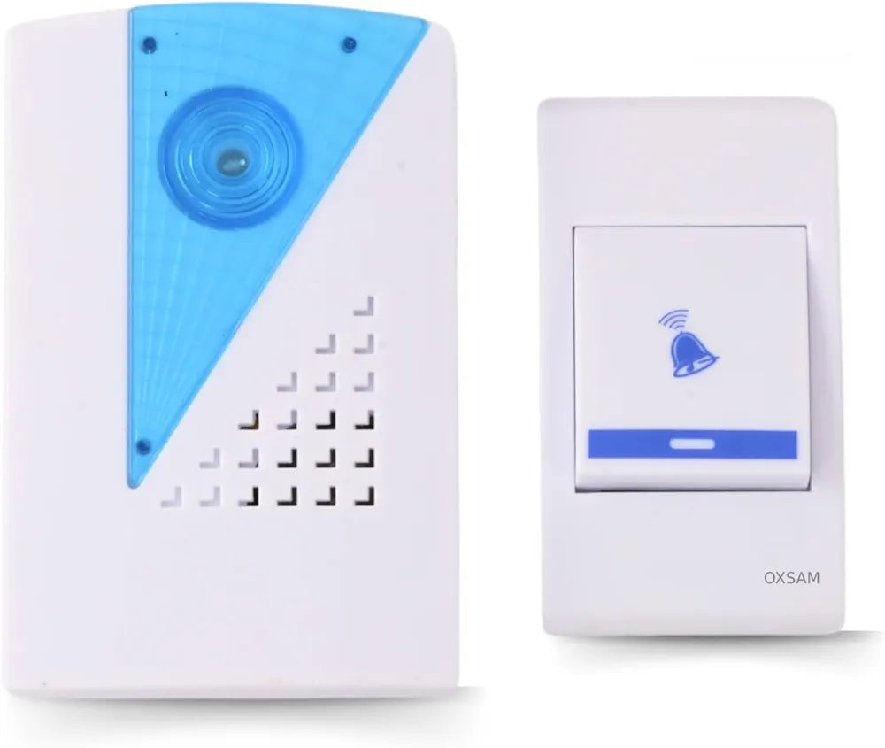 ChaiMoksha Wireless Doorbell — 100ft Range, 32 Melodies & LED Flash