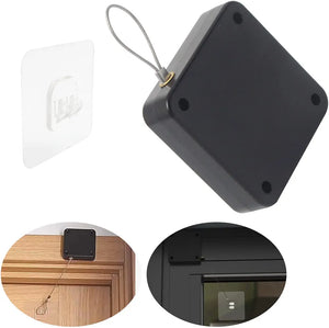 ChaiMoksha Automatic Door Closer — Steel Drawstring Auto Closer for Screen, Sliding & Home Doors