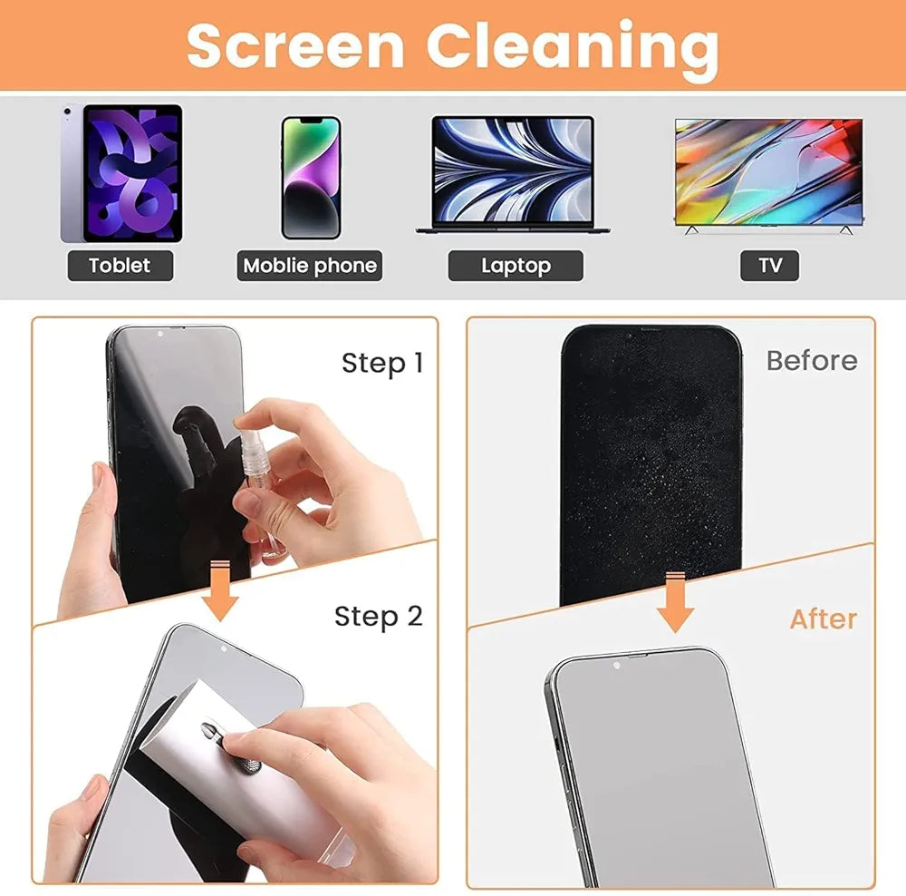 ChaiMoksha 7-in-1 Electronic Cleaner Kit — Clean Every Gadget, Spotlessly