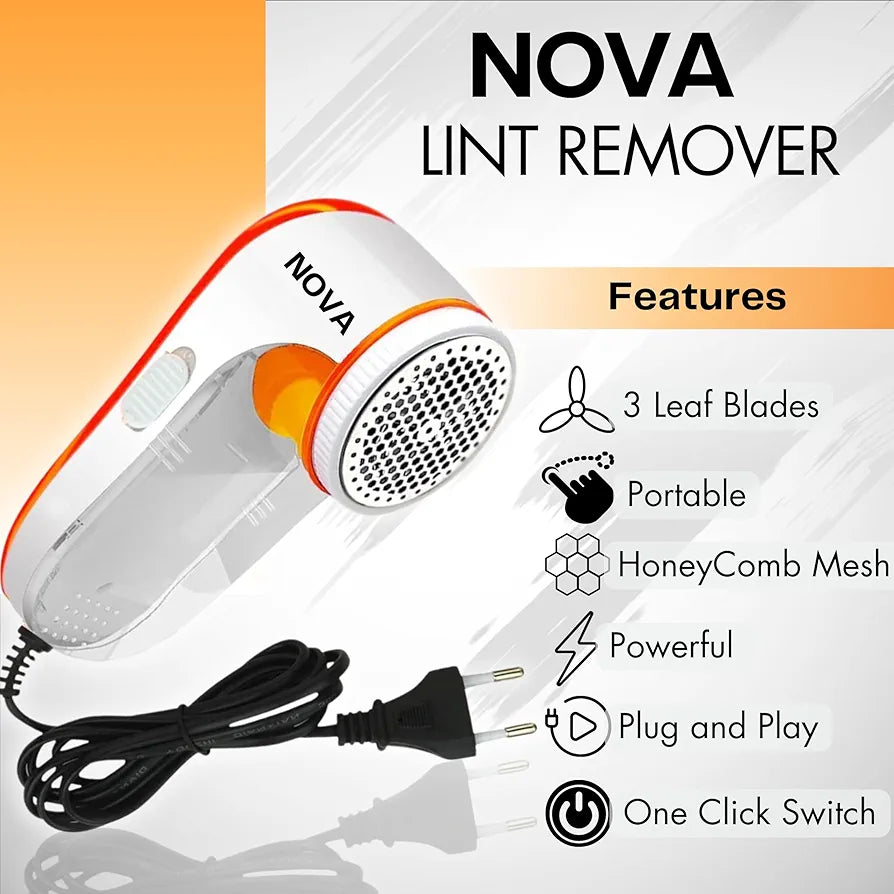 ChaiMoksha Electric Lint Remover — Fabric Shaver for Clothes, Fuzz & Dust Removal