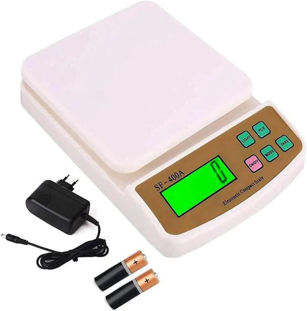 ChaiMoksha Digital Kitchen Scale — 10kg Compact Food Weight Machine with Tare Function