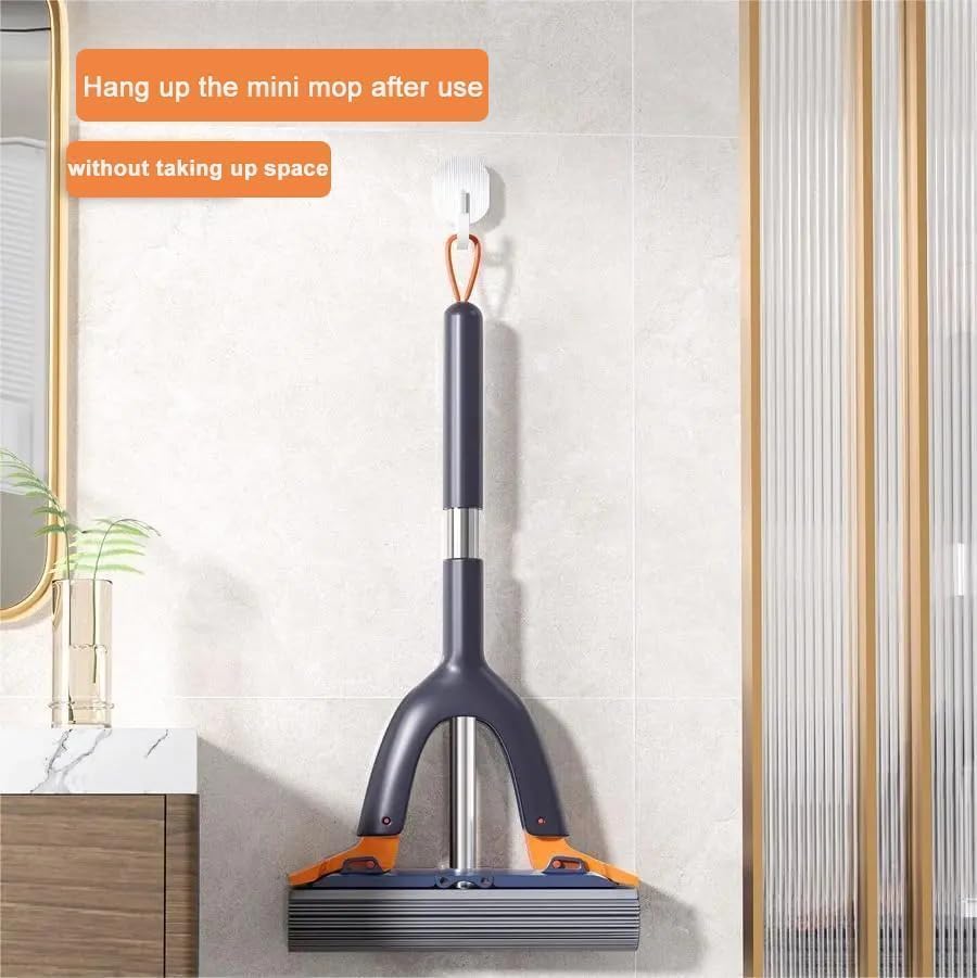 ChaiMoksha Portable Mini Cleaning Mop — Strong Absorbent Magic Sponge Mop, Wet & Dry Use, Self-Squeeze for Bathroom, Kitchen & Car