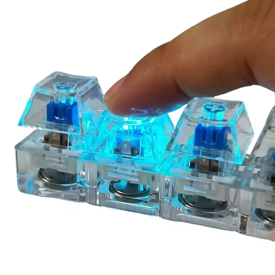 ChaiMoksha LED Keyboard Keychain — Mechanical Switch Tester & Satisfying Fidget Toy