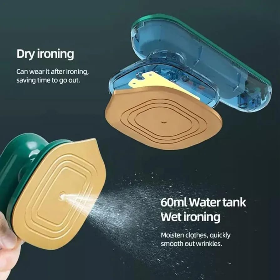 ChaiMoksha Portable Handheld Steam Iron — Wrinkle-Free Clothes in Seconds, Anywhere