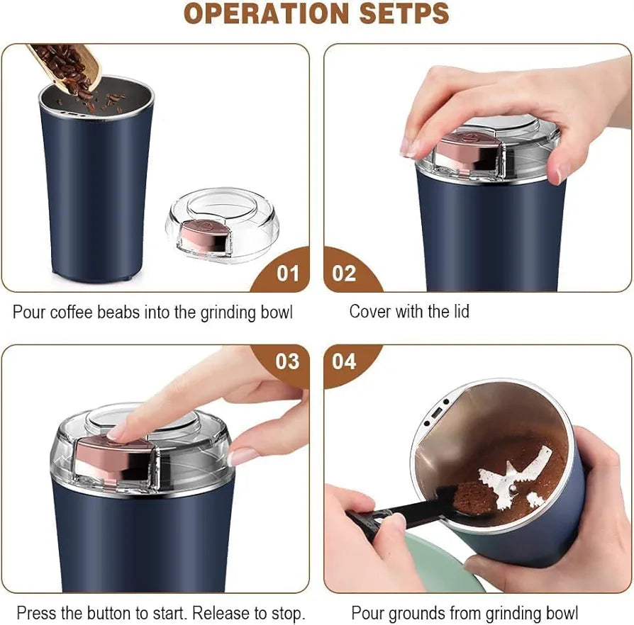 ChaiMoksha Electric Grinder — Grind Herbs, Spices, Coffee & Nuts in Seconds