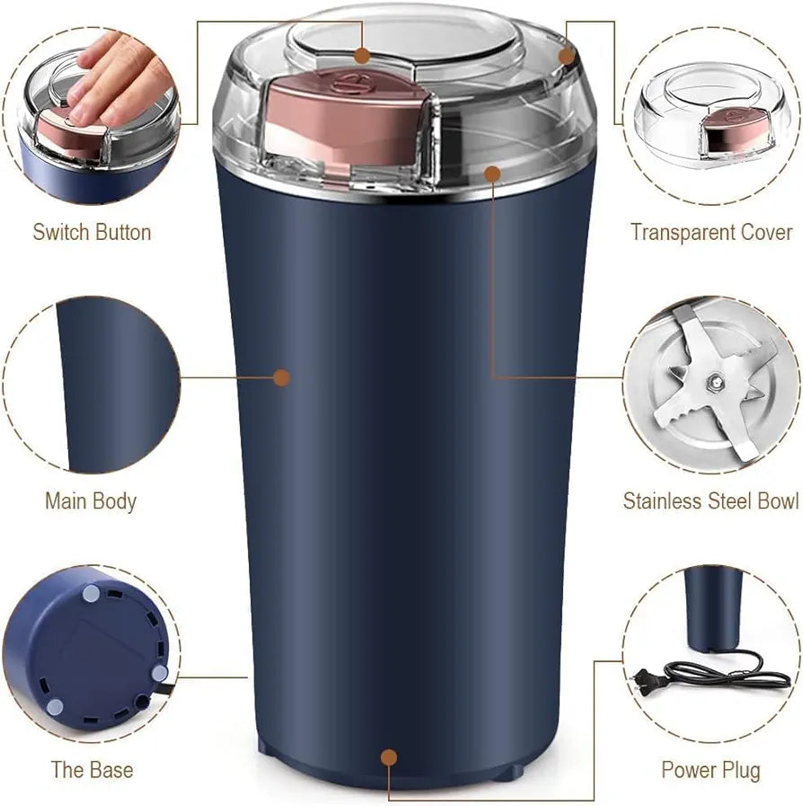 ChaiMoksha Electric Grinder — Grind Herbs, Spices, Coffee & Nuts in Seconds