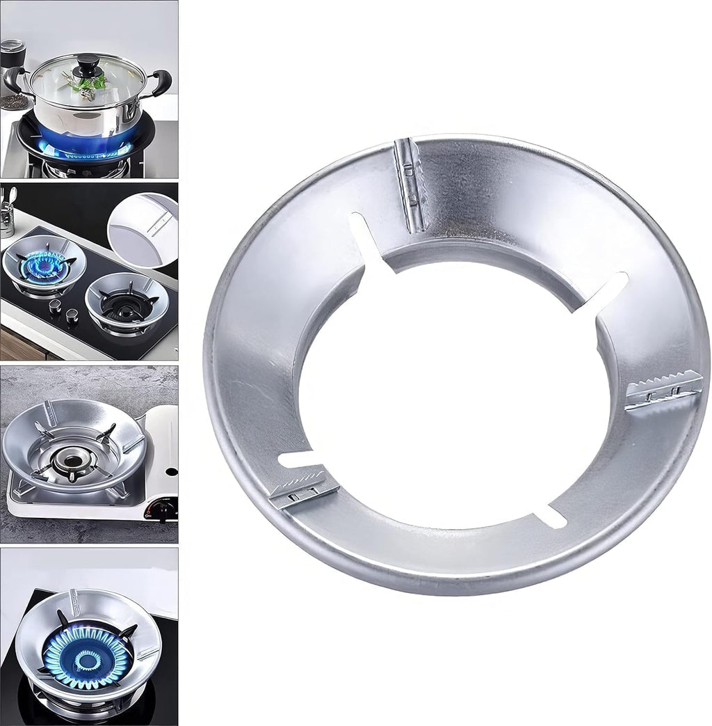ChaiMoksha Gas Saver Burner Stand — Windproof Energy Saving Stove Stand for 4 & 5 Leg Gas Stoves