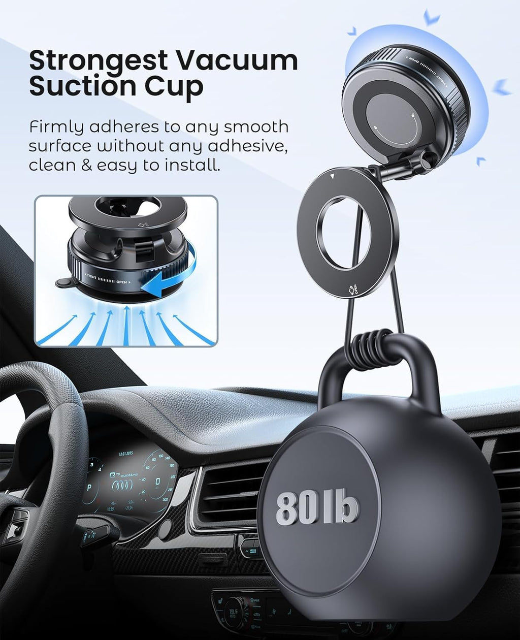 ChaiMoksha Magnetic Phone Holder — Hands-Free Mounting, Anywhere in Seconds
