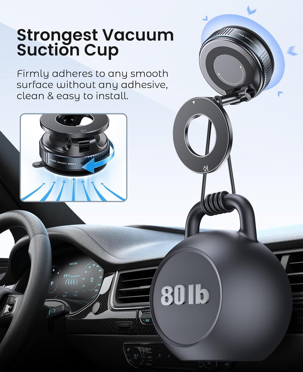 ChaiMoksha Magnetic Phone Holder — Hands-Free Mounting, Anywhere in Seconds