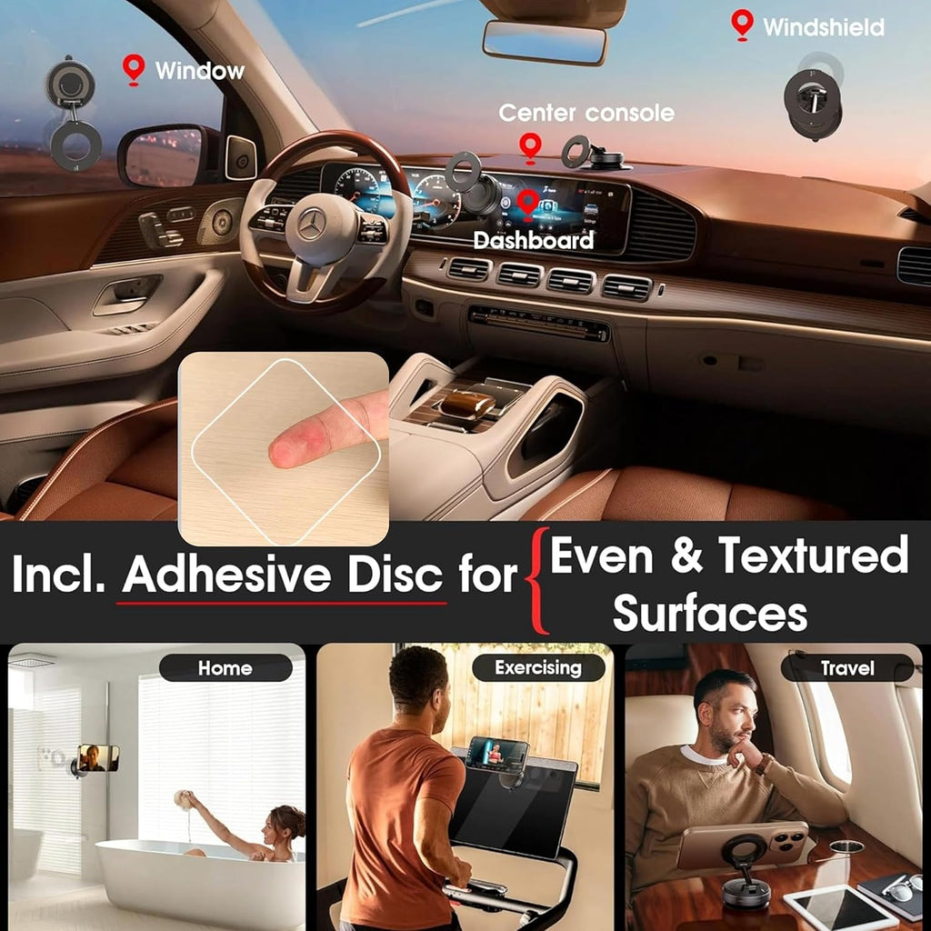 ChaiMoksha Magnetic Phone Holder — Hands-Free Mounting, Anywhere in Seconds