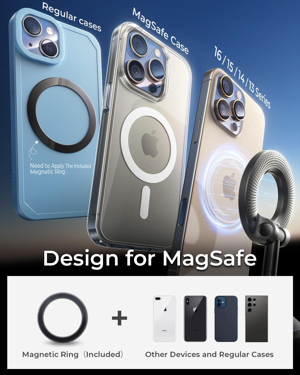ChaiMoksha Magnetic Phone Holder — Hands-Free Mounting, Anywhere in Seconds