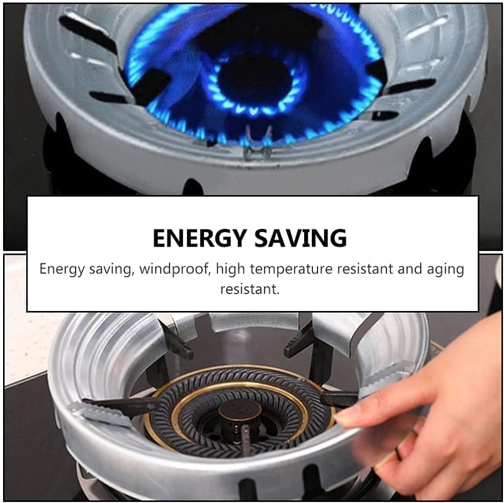 ChaiMoksha Gas Saver Burner Stand — Windproof Energy Saving Stove Stand for 4 & 5 Leg Gas Stoves